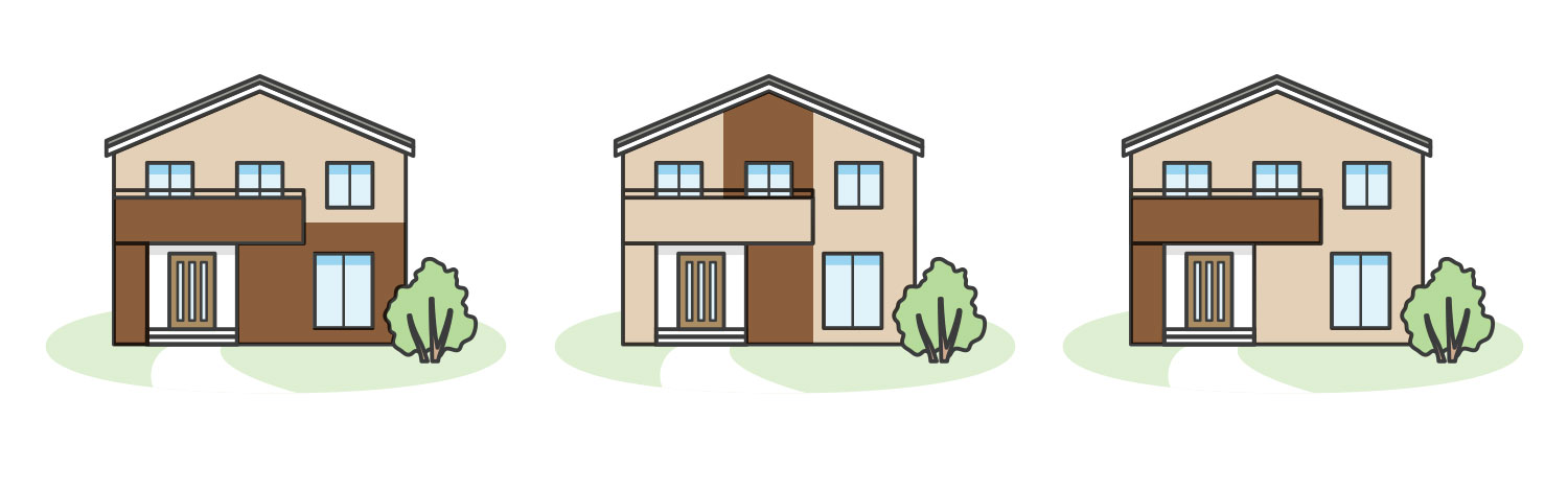 ブラウンの外壁をよりおしゃれに際立たせるコツ！