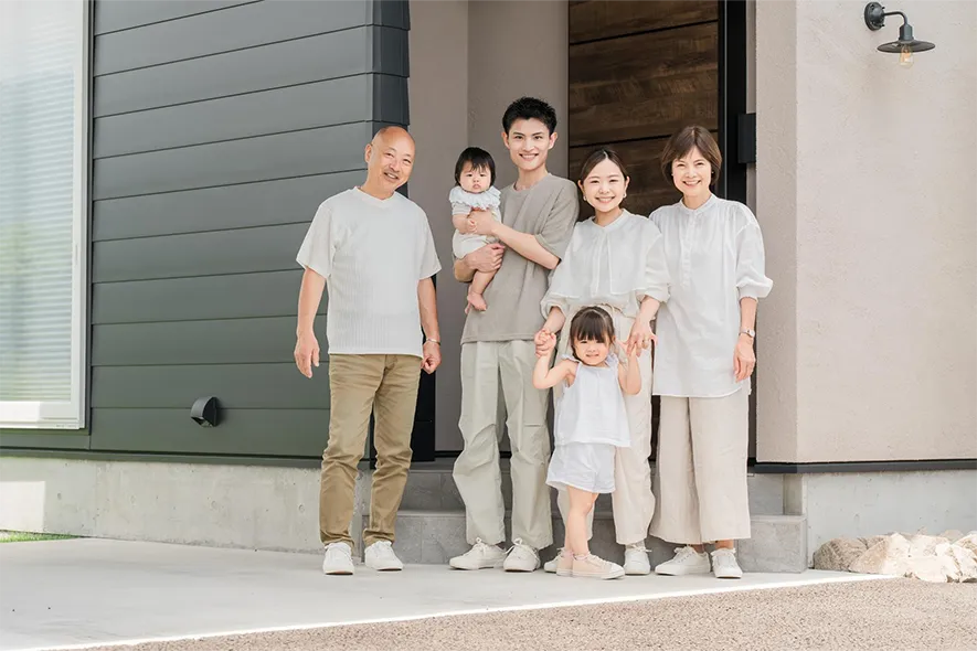 三世代同居のイメージ