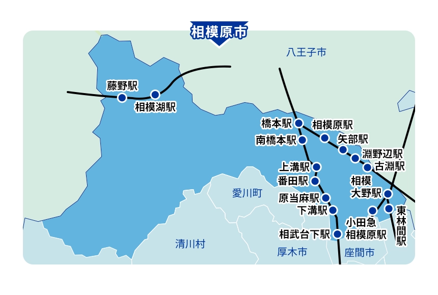 相模原市MAP